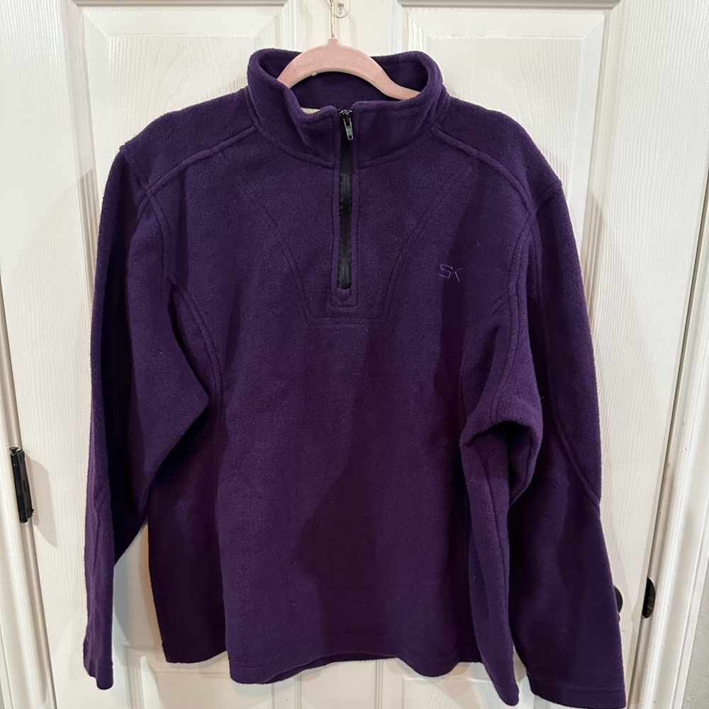 Stormey Kromer pull over.  Never worn.  Beautiful purple XXL. Ladies.